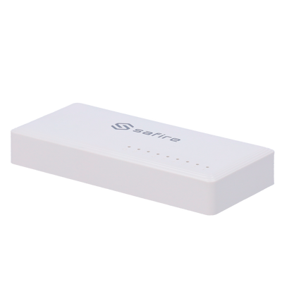 Safire - Switch da tavolo - 8 porte Gigabit - Velocità 10/100/1000 Mbps - Plug &amp; Play - Tecnologia di risparmio energetico