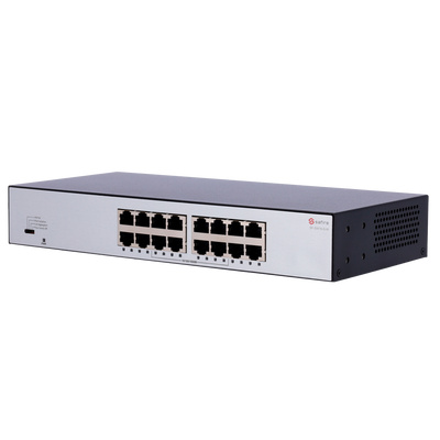 Safire Switch da tavolo  - 16 porte Gigabit - Velocità 10/100/1000 Mbps - Plug &amp; Play - Tecnologia di risparmio energetico - Alloggiamento in metallo