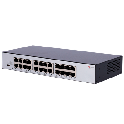 Safire Switch da tavolo  - 24 porte Gigabit - Velocità 10/100/1000 Mbps - Plug &amp; Play - Tecnologia di risparmio energetico - Alloggiamento in metallo
