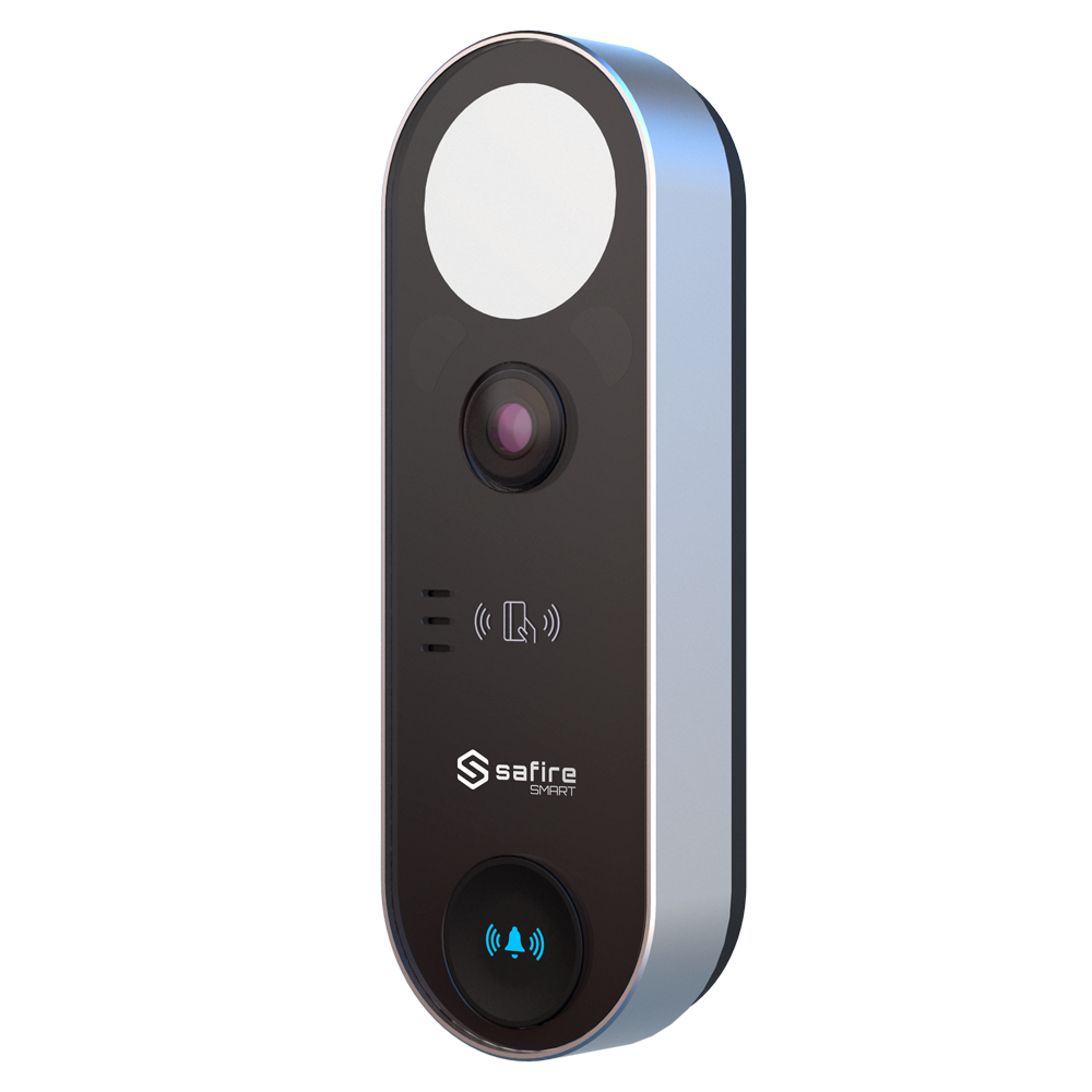 Videocitofono IP WiFi - Telecamera 2 Mp | Audio bidirezionale - Scheda MF | 1 relè - App mobile con o senza monitor - IP65 - Montaggio a parete | PoE