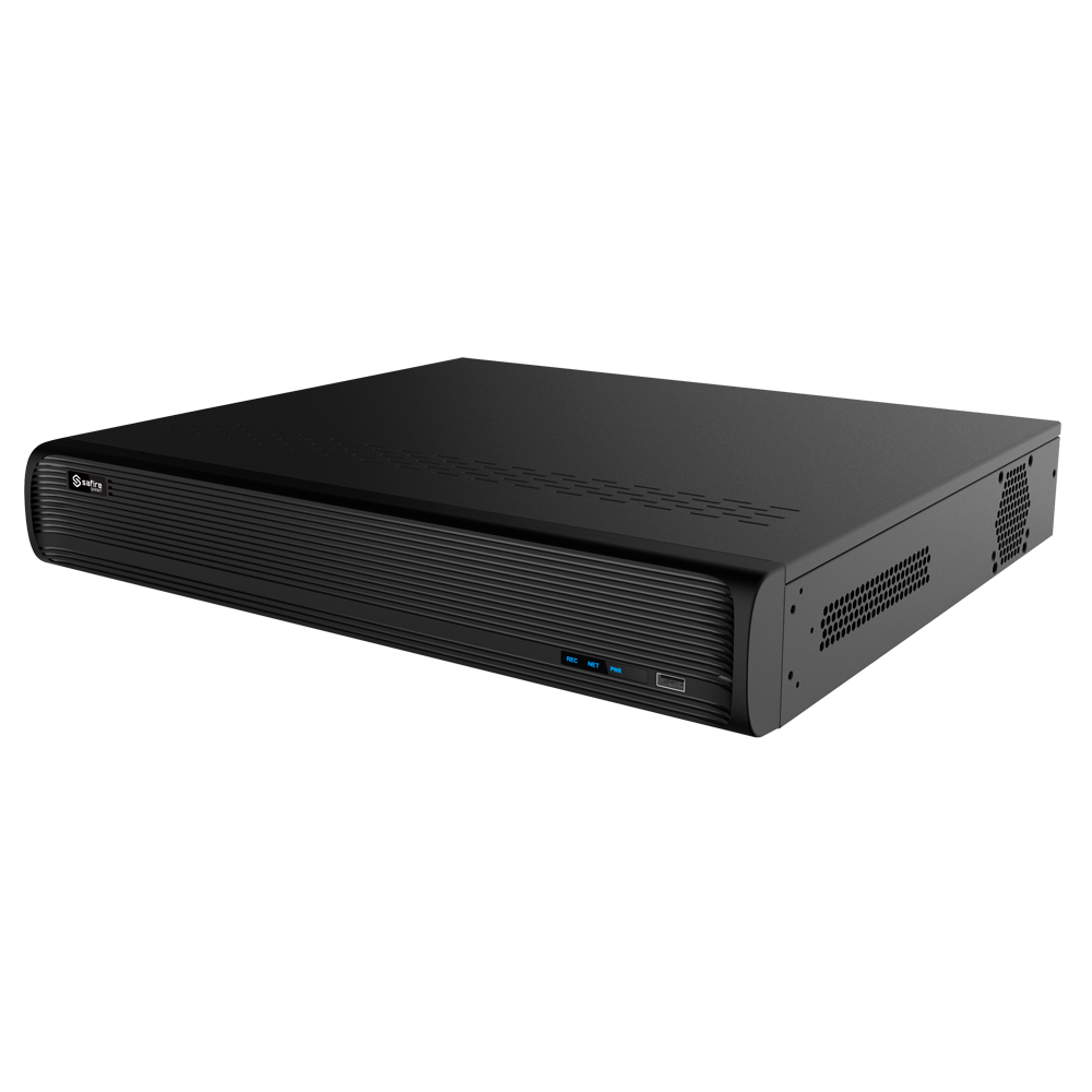 Safire Smart - Videoregistratore analogico XVR Serie 8 - 32CH HDTVI/HDCVI/HDCVI/AHD/CVBS/CVBS/ 32+8 IP - Risoluzione massima 4K (8FPS) / Allarmi - Uscita HDMI e VGA / 4 HDD - IA