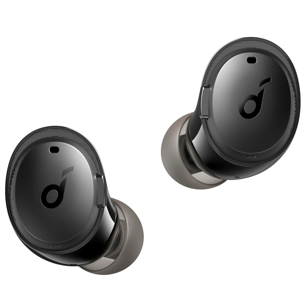 Auricolari Wireless Soundcore by Anker - 10 ore di riproduzione  - Cancellazione ibrida del rumore - 6 microfoni - Personalizzazione tramite l'app Soundcore - Resistenti all'acqua IPX5