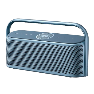 Altoparlante portatile Soundcore by Anker - 5 diaframmi e 3 amplificatori  - Suono di 50W - 12 Ore di riproduzione -  Frequenza del suono 50Hz～40 KHz - Waterproof IPX7 | Colore blu