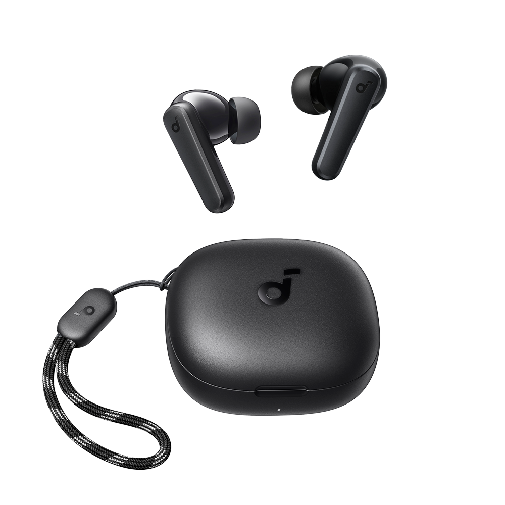 Auricolari Wireless Soundcore by Anker - 10 ore di riproduzione - 2 microfoni - Personalizzazione tramite l'app Soundcore - Resistenti all'acqua IPX5
