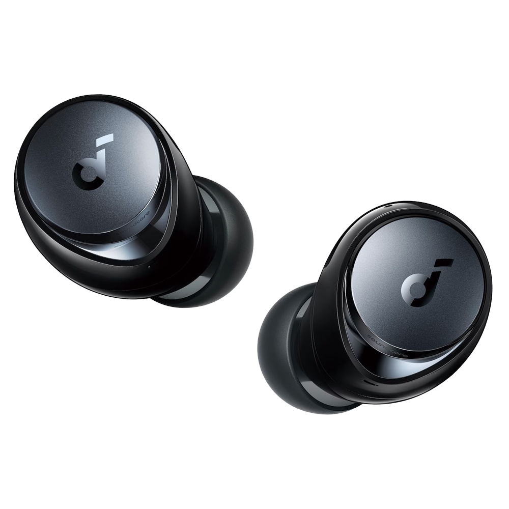 Auricolari wireless A40 Soundcore - 12 ore di riproduzione  - Cancellazione adattiva del rumore - 6 microfoni / Hi-Res Audio - Personalizzazione tramite l'app Soundcore - Resistenti all'acqua IPX5