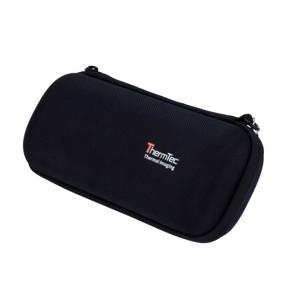 ThermTec - Custodia semirigida Cyclops - Colore nero - Chiusura con cerniera