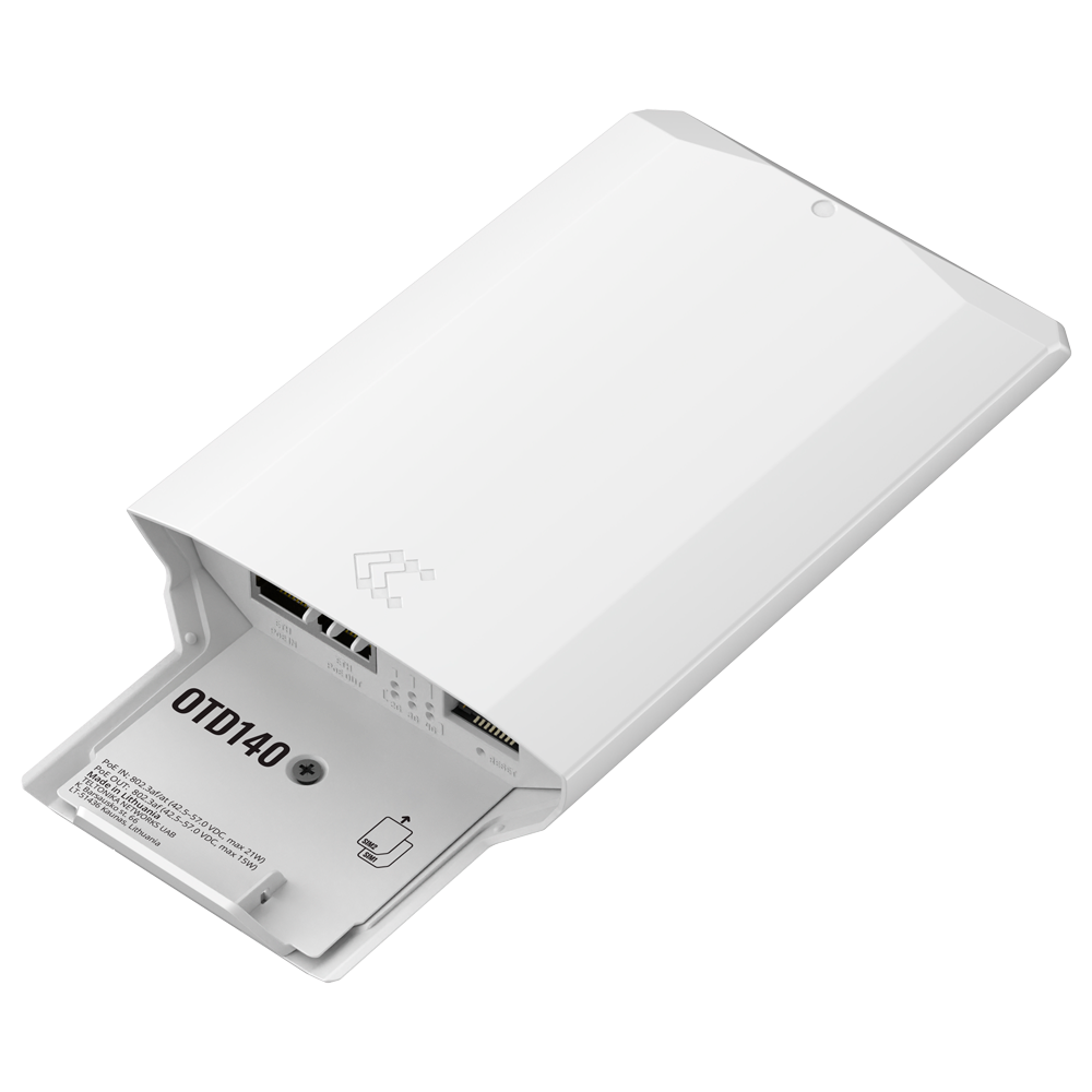 Teltonika Router 4G Industrial Outdoor - 2 porte Ethernet RJ45 Fast Ethernet - 4G (LTE) Cat 4 fino a 150Mbps - Alimentato da PoE In 802.3af (42.5 – 57.0 VDC) - Grado di protezione IP55 - Doppio slot SIM