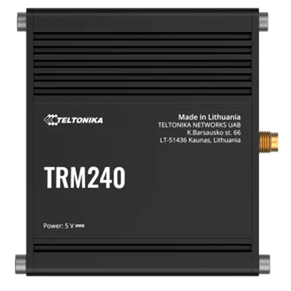 Teltonika Modem 4G Industriale - 4G Cat 1 / 3G / 2G - Connettore Micro USB - Design compatto