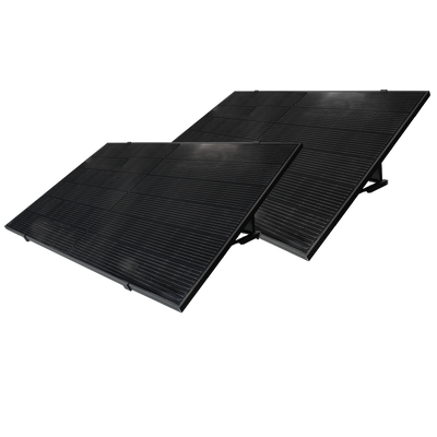 TSUN Kit Solar Pop Up - 2 pannelli Full Black 420W - Microinverter 800W - Staffa per installazione a pavimento - Connessione WiFi - Consente di collegare tra loro fino a 11 kit