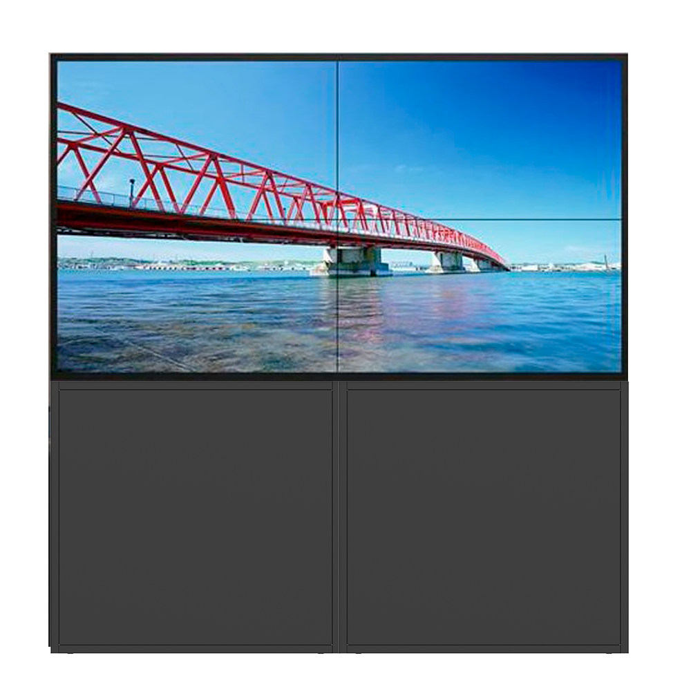 Kit videowall 2x2 - Include monitor - Include supporto da pavimento