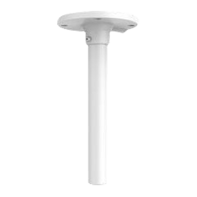 Staffa a parete - Per dome motorizzate - Adatto per esterni - Colore bianco - Passacavo