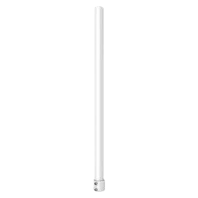 Staffa a tetto - Per telecamere dome - Altezza 520 mm - Adatto per esterni - Colore bianco - In alluminio