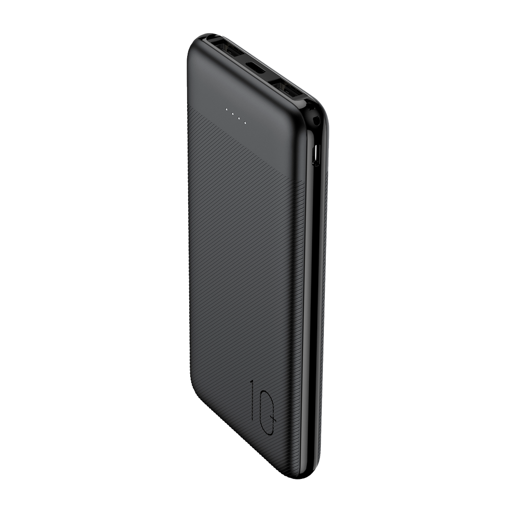 VEGER Power bank con LED di ricarica - Capacità 10000mAh  - Ingressi USB-C