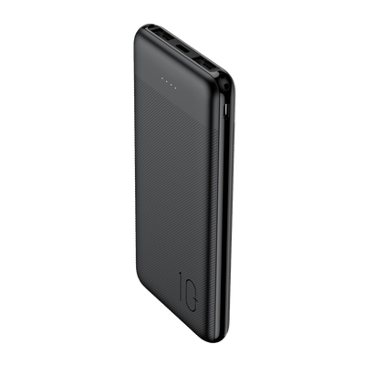 VEGER Power bank con LED di ricarica - Capacità 10000mAh  - Ingressi USB-C