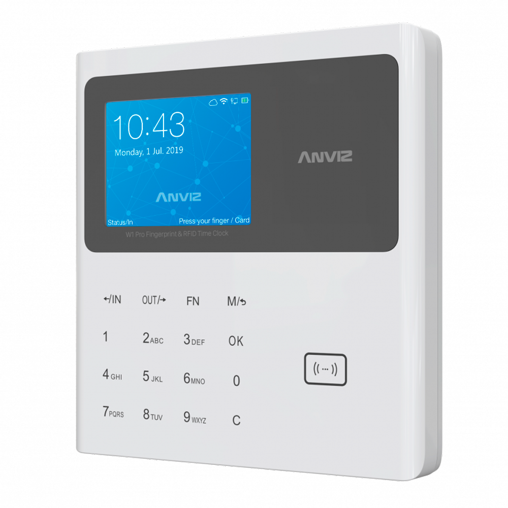 Controllo presenze - Scheda EM e PIN  - 10.000 utenti | 100.000 registri - TCP/IP e USB - 2.8" TFT | 8 Modalità di presenza - CrossChex Standard / Cloud