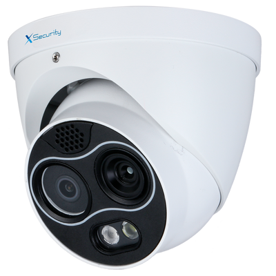 Telecamera termica Turret Dual IP X-Security - 256x192 VOx | Ottica 3.5 mm | Sensibilità ≤ 40mK - Sensore ottico1/2.7” 4 Mpx | Lente 4 mm - WizSense
