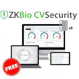 Licenza software per il controllo accessi - Modulo base per il controllo accessi - 5 porte - Utenti