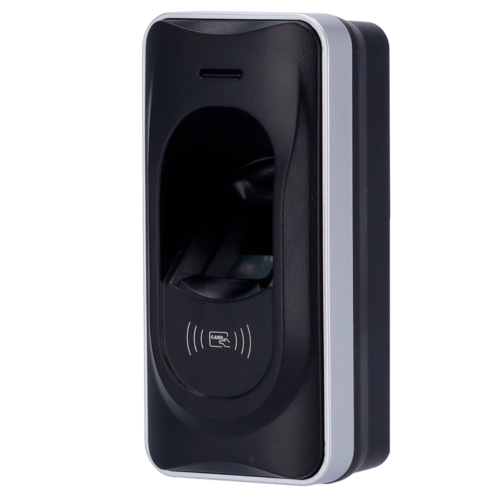 Lettore di accesso - Accesso tramite impronta digitale e scheda EM - Indicatore a LED e acustico - RS485 - Compatibile con ZK-INBIO PRO - Adatto per esterni IP65