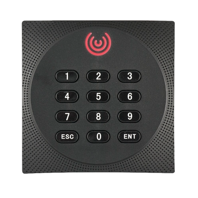Lettore di accesso - Accesso tramite scheda EM/MF DESFire e PIN - Indicatore a LED e acustico - RS485 ZKTeco | OSDP - Compatibile con i controller ZKTeco - Adatto per esterni IP64