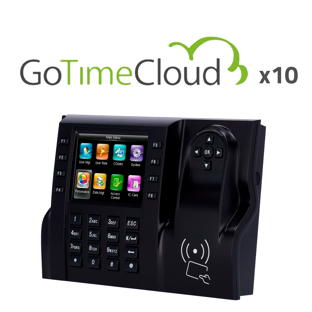 Controllo presenze - Schede EM/MF e PIN - 10.000 schede | 50.000 registri - 3.5" TFT | TCP/IP