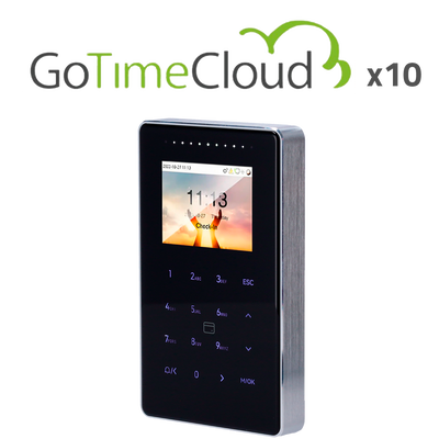 Controllo accessi e presenze IP65 IK04 - Scheda EM/MF e PIN - 50.000 schede | 200.000 registri - 2.4" TFT | TCP/IP