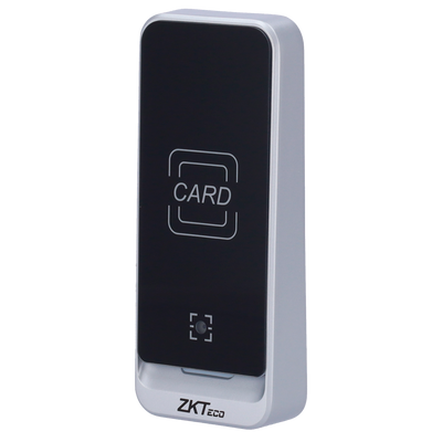 Lettore di accesso - Accesso tramite codice QR e scheda EM - Indicatore a LED e acustico - Wiegand 26/34 | RS485 - Compatibile con i controller ZKTeco - Adatto per esterni IP65
