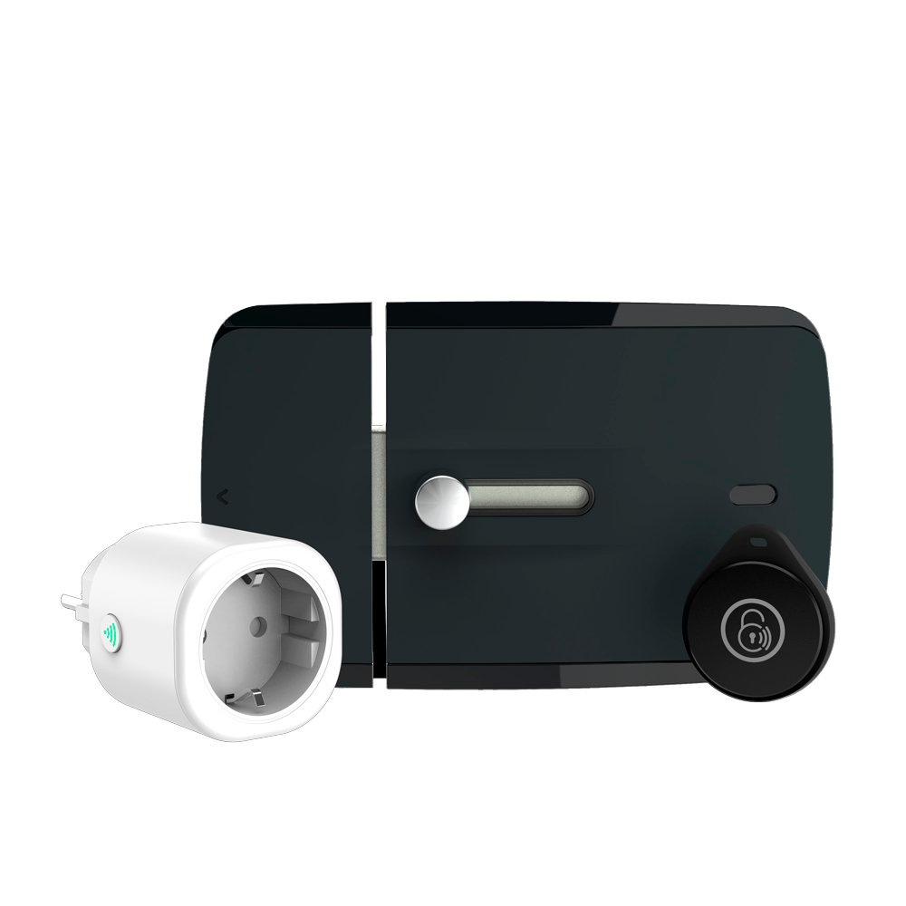 Chiavistello intelligente WiFi - Invisibile dall'esterno - Montaggio senza dover manipolare la porta - Materiale di alta sicurezza - Utenti ospiti e rapporti di accesso - App mobile | Sincronizzazione con Ajax