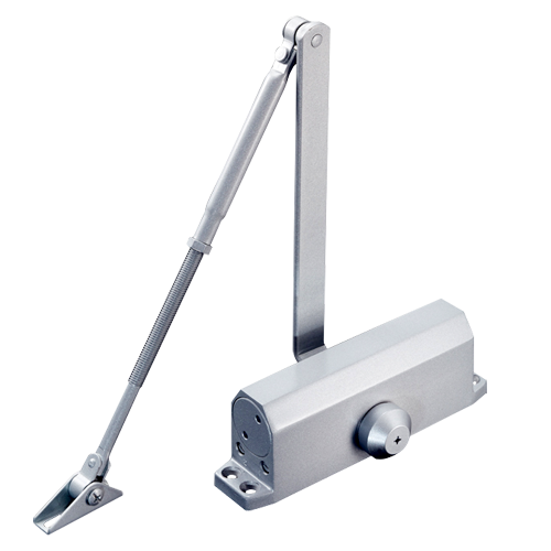 Chiudiporta - Per apertura sinistra o destra - Materiale metallico - Porte fino a 85 kg - Due velocità di chiusura - 68 (I) x 44.5 (P) x 206 (H) mm