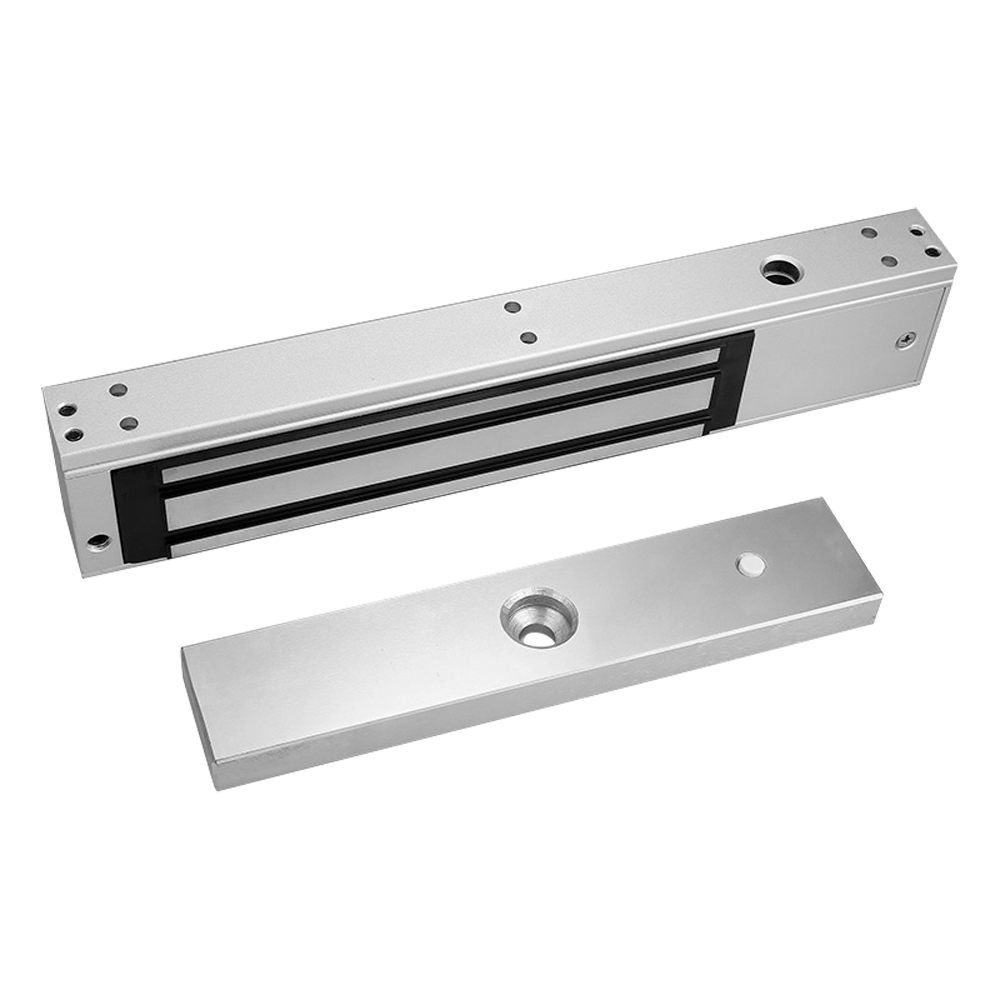 Ventosa elettromagnetica - Per porta semplice - Modo apertura Fail Safe - Forza di tenuta 500 kg - sensore di stato della chiusura e porta - Profili diversi compatibili